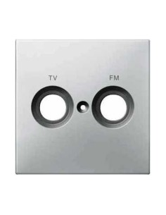 Merten System D Płytka centralna gniazda antenowego /FM-TV/ stal szlachetna MTN299746