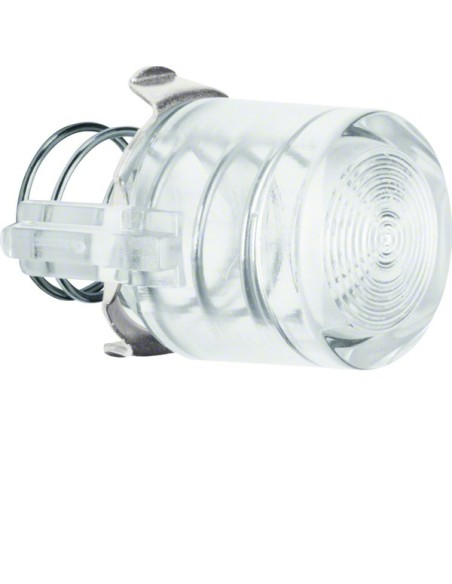 Serie 1930/Glas Przycisk do łącznika i sygnalizatora E10, jasny przezroczysty 122902 Berker Hager