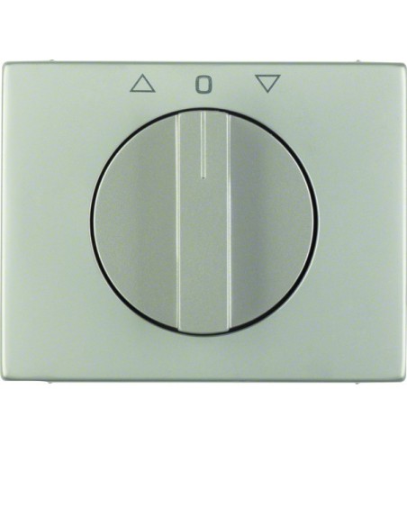 K.5 Płytka czołowa z pokrętłem do łącznika żaluzjowego obrotowego, stal szl nierdz 10777104 Berker Hager