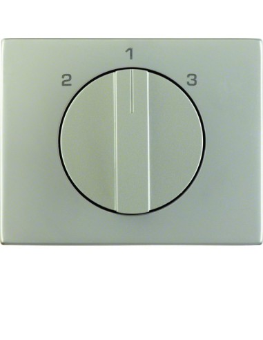 K.5 Płytka czołowa z pokrętłem do łącznika 3-pozycyjnego bez pozycji zerowej, stal szlachetna nierdzewna 10887104 Berker Hager