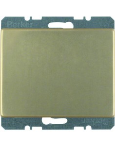 Arsys Zaślepka z elementem centralnym, jasny brąz, metal 10440001 Berker Hager