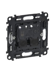 VALENA ALLURE Gniazdo podwójne 2xRJ45 kat.5e UTP 753041