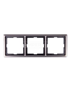 Merten Artec Ramka potrójna stal szlachetna MTN481346