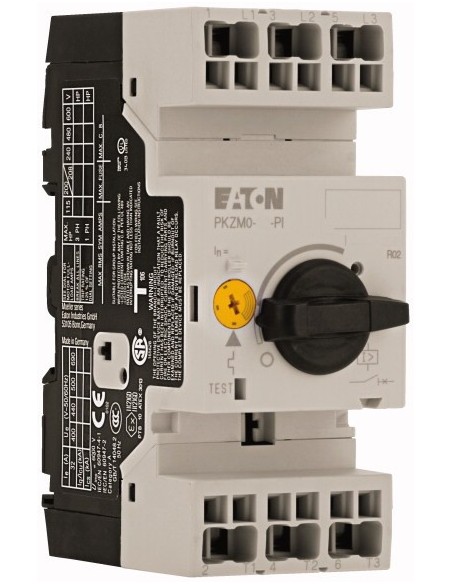 Wyłącznik silnikowy, 1.5 kW, 2.5 - 4 A, Zaciski sprężynowe Push-In, Stosowane do Kombinacje rozruszników silnika typu MSC...