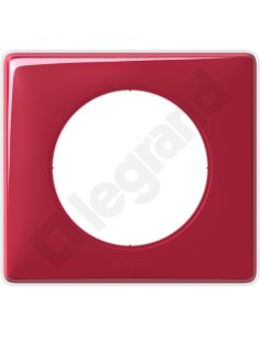 CELIANE Ramka pojedyncza czerwony tworzywo Poziomy i pionowy Linia Glazed 068811