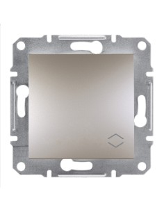 ASFORA Łącznik schodowy IP44 z ramką brąz EPH0400469