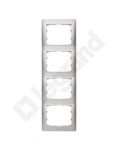 SISTENA LIFE Ramka poczwórna pionowa metalic 771308