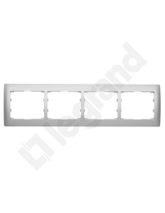 SISTENA LIFE Ramka poczwórna pozioma metalic 771304