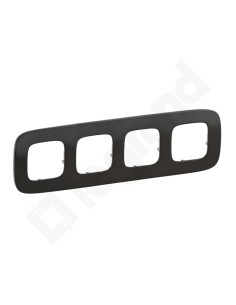 VALENA ALLURE Ramka poczwórna ciemny nikiel 755514