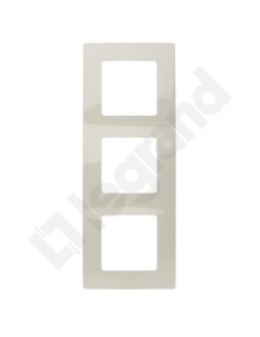 NILOE Ramka potrójna kremowa 665013