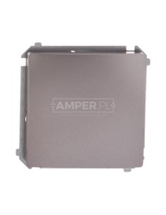 Simon Basic Łącznik jednobiegunowy stal inox BMW1.01/21