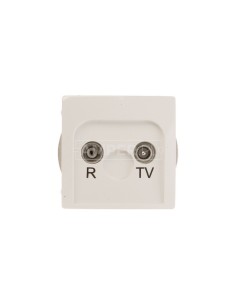 Simon Basic Gniazdo antenowe RD/TV przelotowe białe BMZAP10/1.01/11