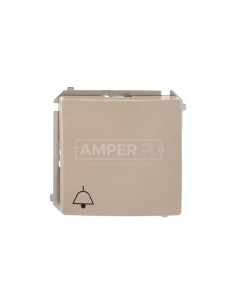 Simon Basic Przycisk /dzwonek/ beżowy BMD1.01/12