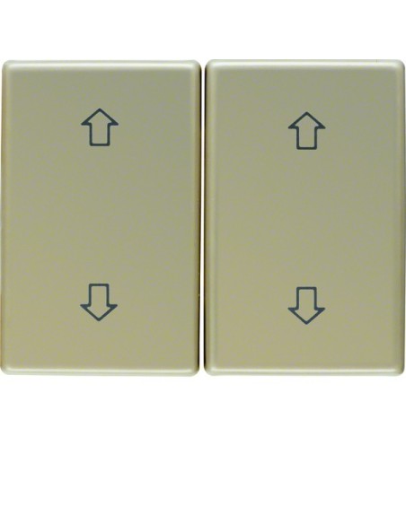 Arsys Klawisze z nadrukiem symbolu "strzałki", jasny brąz, metal 14340301 Berker Hager