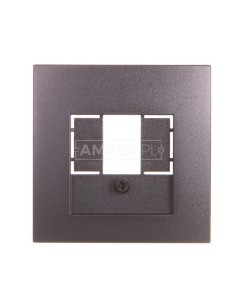 B.1/B.3/B.7 Element centralny do gniazda TAE i głośnikowego  antracyt mat 10331606