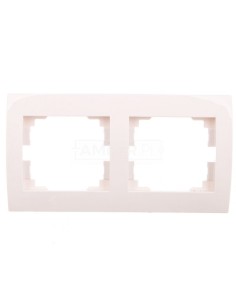 LOGI Ramka podwójna pozioma Biały 021470002 25118