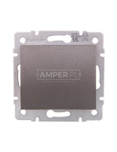 LOGI Łącznik jednobiegunowy śrubowy 10AX 250V grafit 021000141 25243