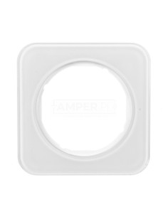 Berker R.1 Ramka pojedyncza szklana biała 10112109