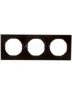 Berker R.3 Ramka potrójna czarna 10132245