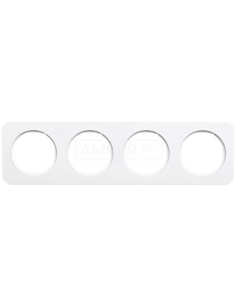 Berker R.1 Ramka poczwórna pozioma/pionowa IP20 biała 10142189