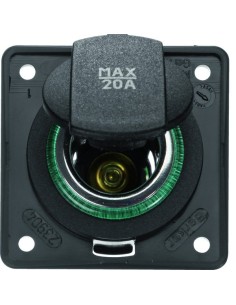 Integro Gniazdo zasilające 24V, samochodowe, antracyt, mat mechanizm 945702505 Berker Hager