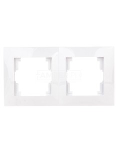 CARLA Ramka podwójna biała 1772-00
