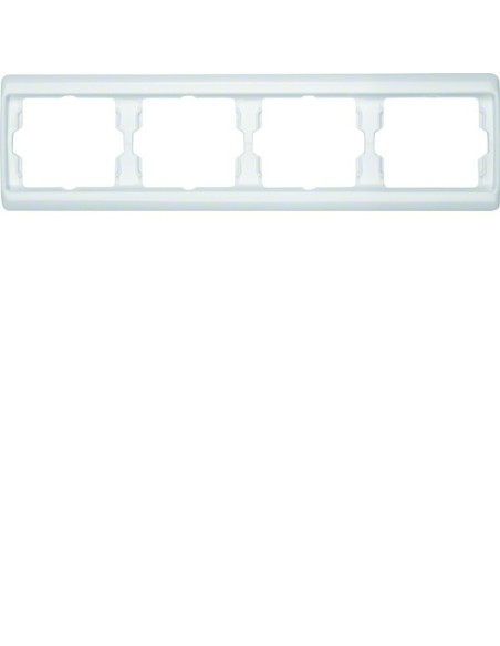 Arsys Ramka 4-krotna pozioma, biały  13830069 Berker Hager
