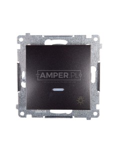 Simon 54 Przycisk /światło/ z podświetleniem antracyt DS1L.01/48