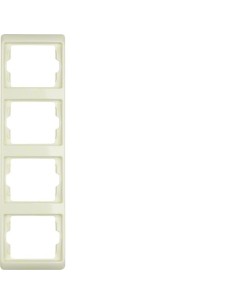 Arsys Ramka 4-krotna pionowa, kremowy  13430002 Berker Hager
