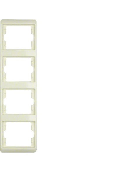 Arsys Ramka 4-krotna pionowa, kremowy  13430002 Berker Hager
