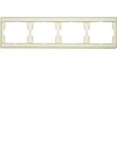 Arsys Ramka 4-krotna pozioma, kremowy  13830002 Berker Hager