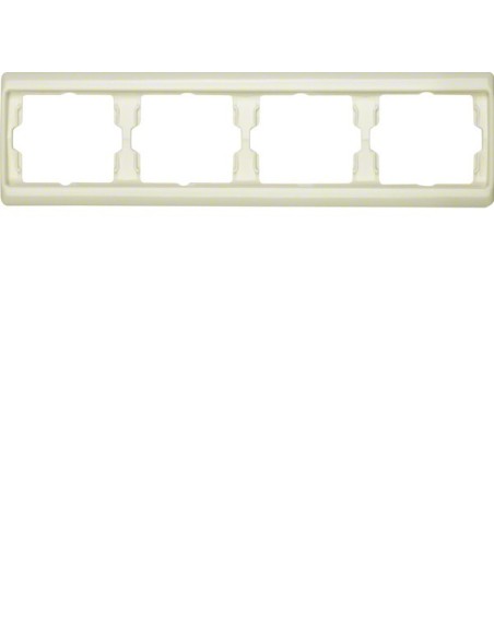 Arsys Ramka 4-krotna pozioma, kremowy  13830002 Berker Hager