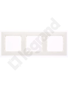 VALENA Ramka potrójna pozioma biała 774453