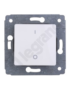 CARIVA Łącznik dwubiegunowy biały IP20 773602