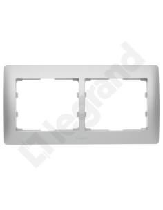 SISTENA LIFE Ramka podwójna pozioma metalic 771302