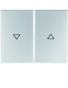 K.5 Klawisze z nadrukiem symbolu "strzałka" do łącznika 2-klawiszowego, alu 14357103 Berker Hager