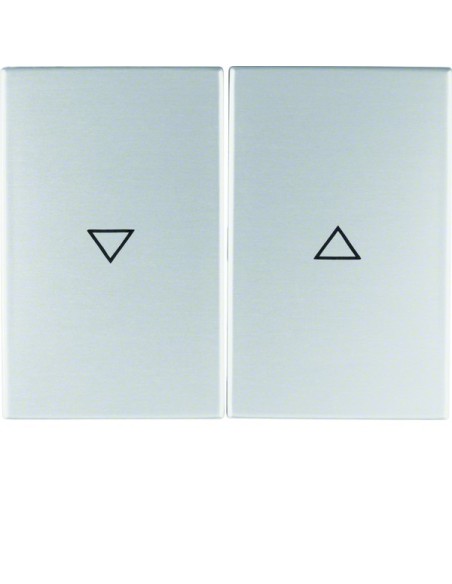 K.5 Klawisze z nadrukiem symbolu "strzałka" do łącznika 2-klawiszowego, alu 14357103 Berker Hager