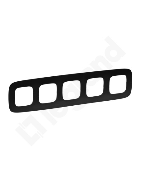 VALENA ALLURE Ramka pięciokrotna czarny mat 754405