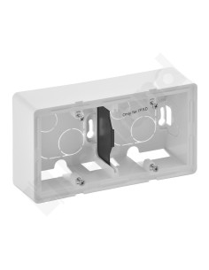 VALENA LIFE Puszka natynkowa podwójna biała 754192