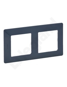 VALENA LIFE Ramka podwójna popielata 754092