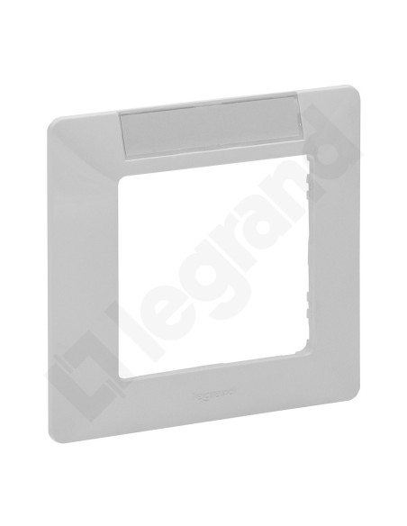 VALENA LIFE Ramka pojedyncza z etykietą biała 754011