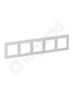 VALENA LIFE Ramka pięciokrotna biała 754005