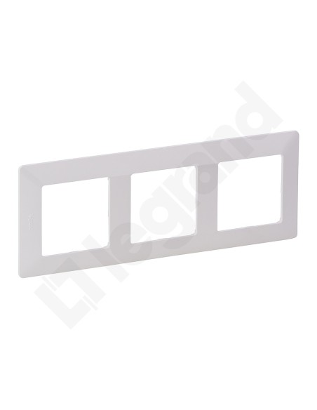 VALENA LIFE Ramka potrójna biała 754003