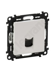 VALENA LIFE Gniazdo komputerowe 1xRJ45 kat. 5e UTP białe 753140 2