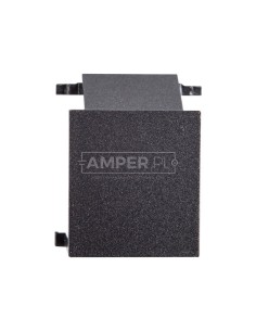 [wycofane] Simon Classic Zaślepka gniazda teleinformatycznego pojedynczego RJ antracyt BWB/48