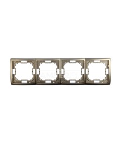 Simon Basic Standard Ramka poczwórna uniwersalna satynowa BMR4/29