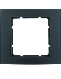 B.3 Ramka 1-krotna, alu, czarny/antracyt  10113005 Berker Hager