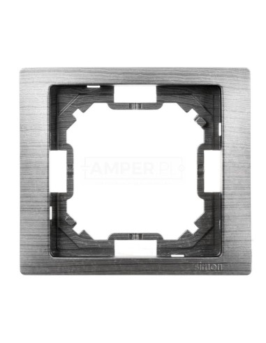 Simon Basic Neos Ramka pojedyncza tytanowy BMRC1/052