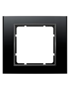 B.3 Ramka 1-krotna alu, czarny/antracyt  10113015 Berker Hager