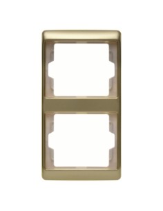 Arsys Ramka 2-krotna pionowa, złoty  13240002 Berker Hager